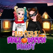 Anna And Elsa Halloween Night