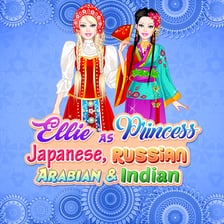 Barbie As Princess Japanese Russian Arabian And Indian