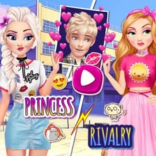 Elsa And Rapunzel Princess Rivalry