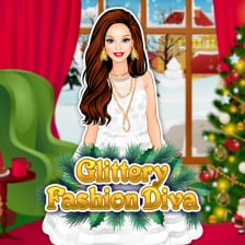Glittery Fashion Diva