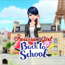 Parisian Girl Back To School