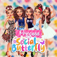Princess Social Butterfly