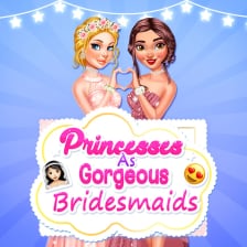 Princesses As Gorgeous Bridesmaids