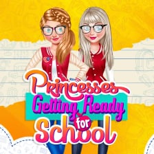 Princesses Getting Ready For School