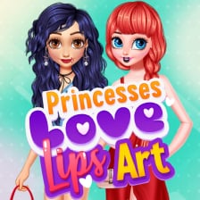 Princesses Love Lips Art