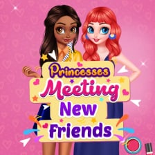 Princesses Meeting New Friends