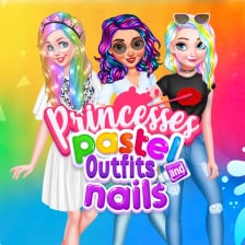 Princesses Pastel Outfits And Nails
