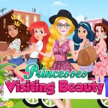 Princesses Visiting Belle